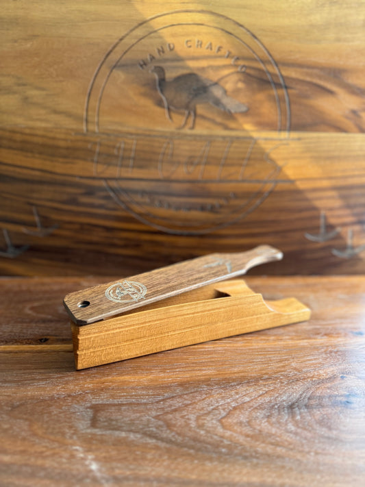 Cherry box w/ walnut lid