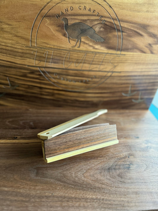 Walnut/ Hickory box w/ Hickory lid