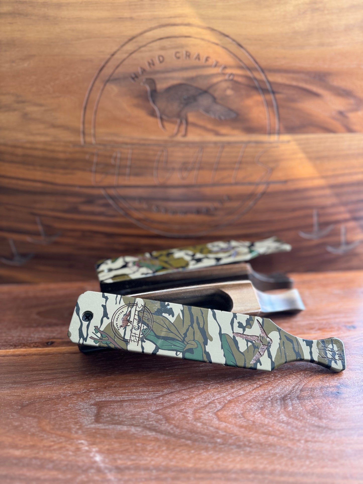 Black Poplar box w/ greenleaf lid