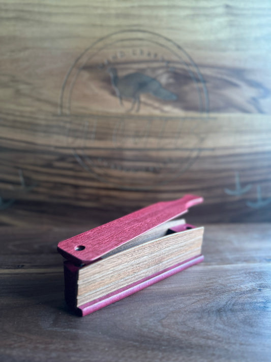 Walnut/ Purple Heart box w/ Purple Heart lid