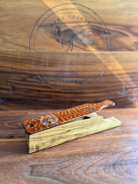 Black Limba box w/ snake wood lid