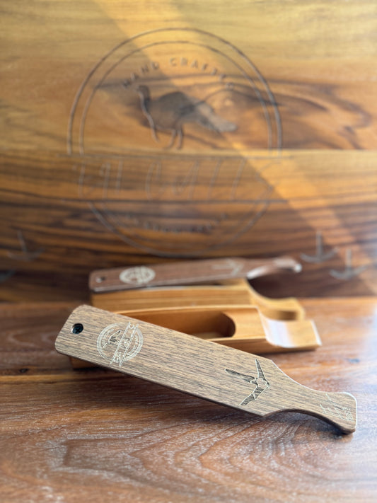 Cherry box w/ walnut lid