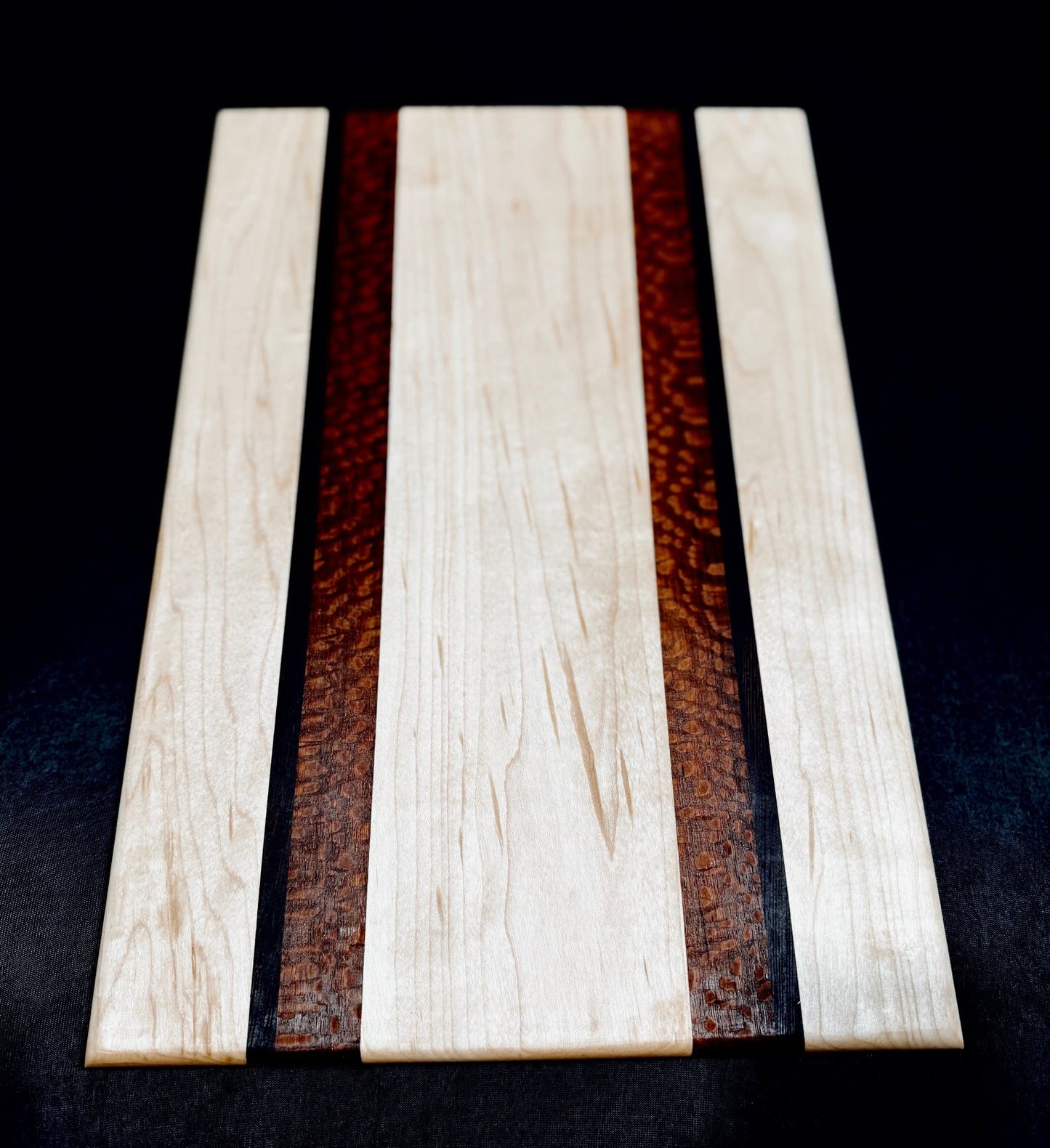 Cutting board - 16x10 - Maple / Wenge / leopardwood
