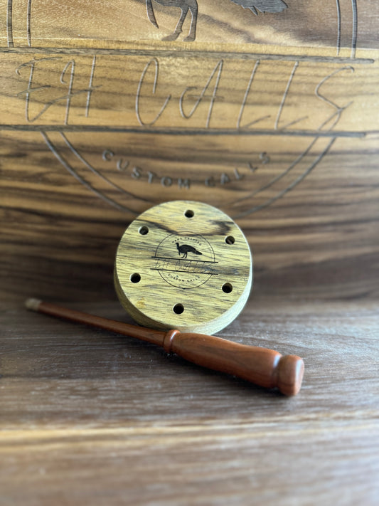 Crystal with onlyfans soundboard, black Limba pot & 1pc turned striker