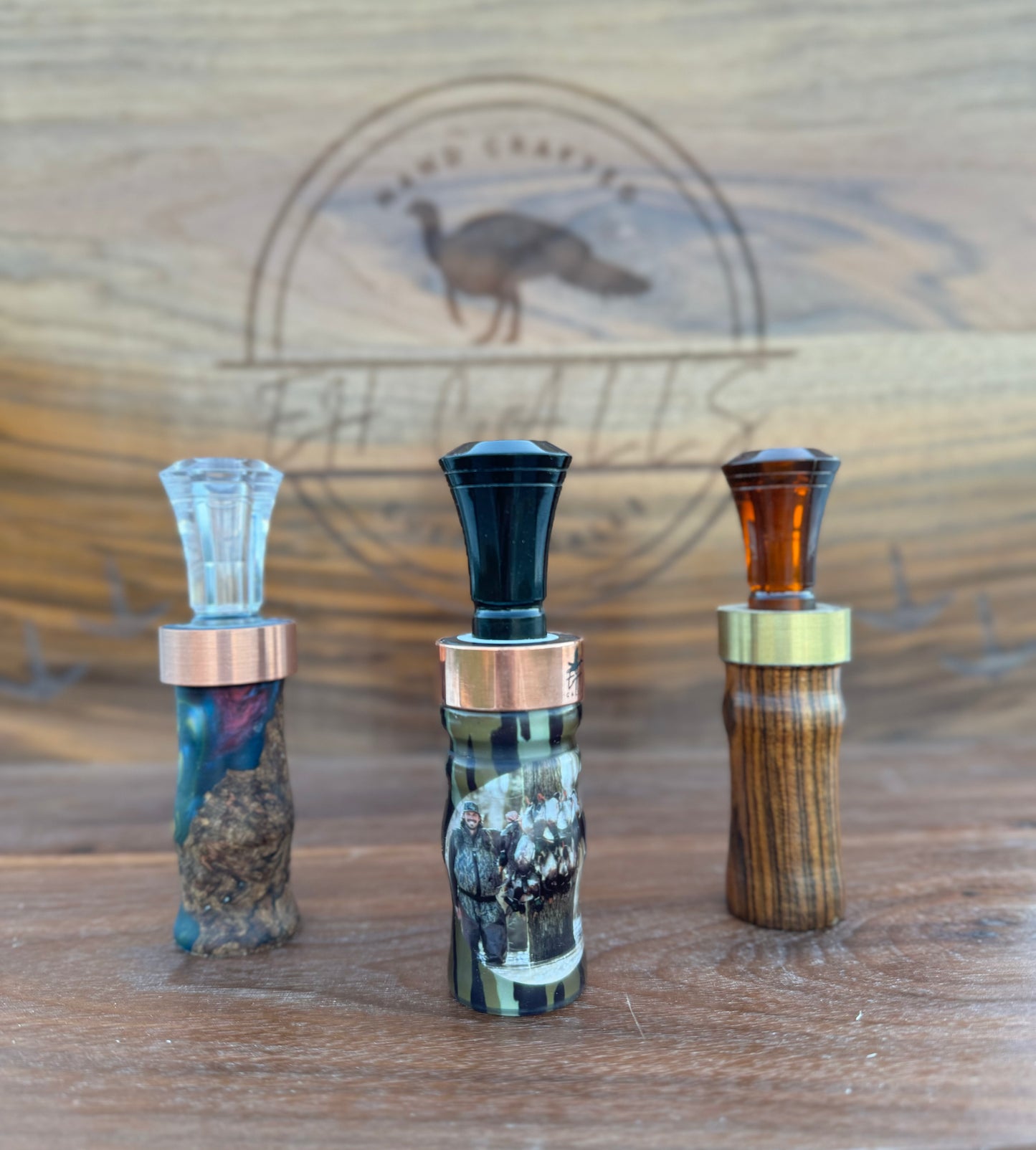 Bottomland/ picture double reed duck call