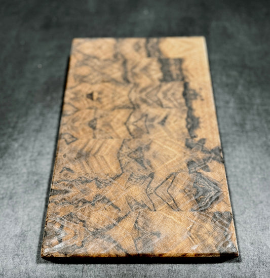End Grain Cutting board - 13x7 - Black Limba bookmatch