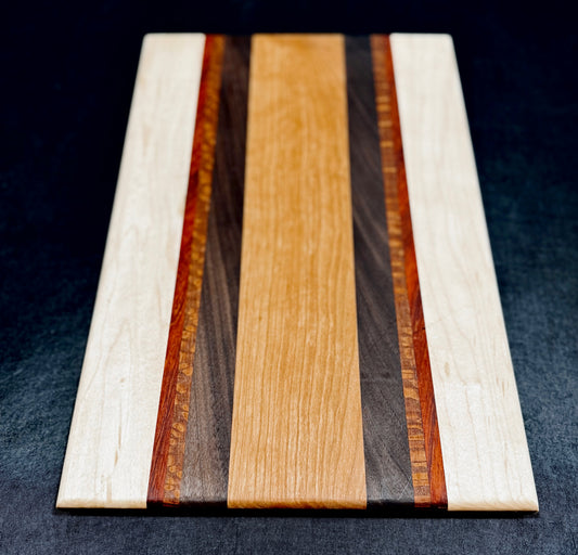 Cutting board - 16x10 - Maple / Paduak / Leopardwood / Walnut / Cherry
