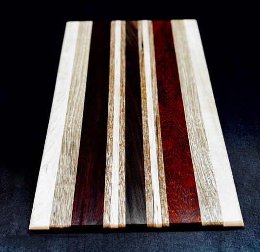 Cutting board - 16x10 - Maple / Paduak / Black Limba / Walnut