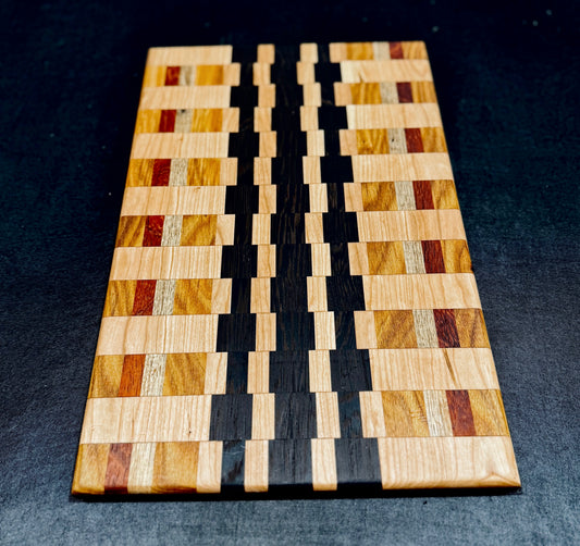 Cutting board - 17x11 - Cherry / Wenge / Canarywood / Paduak