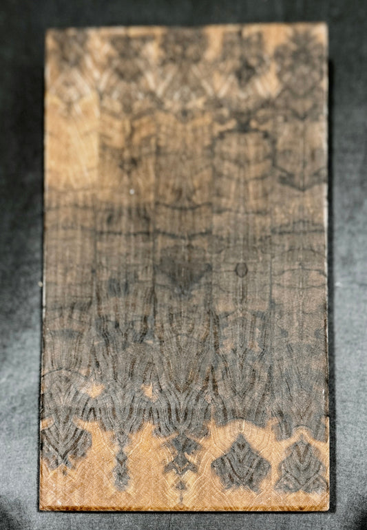 End Grain Cutting board - 16x9 - Black Limba bookmatch
